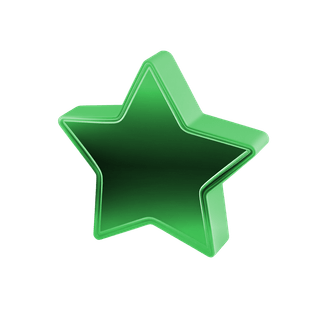 Stars indicator showing user ratings for a trusted crypto platform